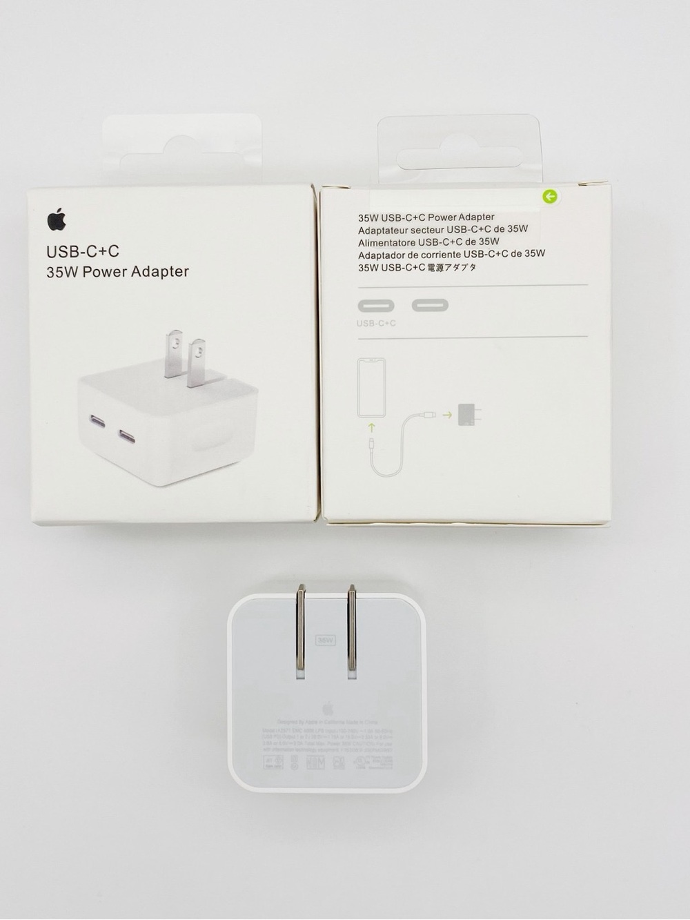 Apple USB-C 35W Dual-Port Charger - White